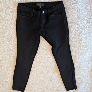 Banana Republic Sloan Pant 0P Black Slim Fit - Never Fade High Stretch
